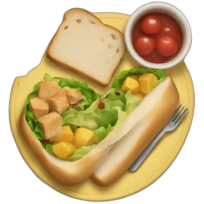 lunch emoji