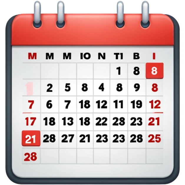Month emoji