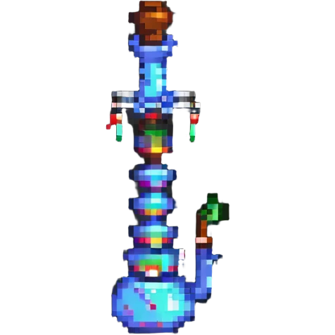 pixel art retro hookah emoji