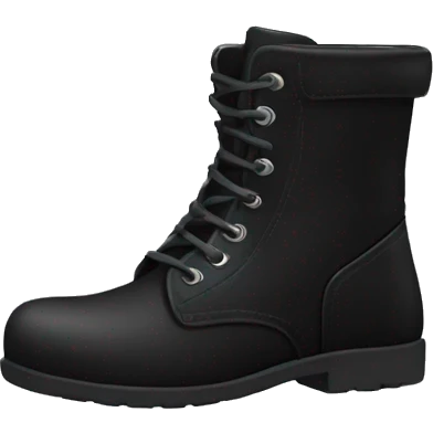 Black boots emoji
