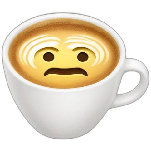 Fendi cappuccino cup emoji