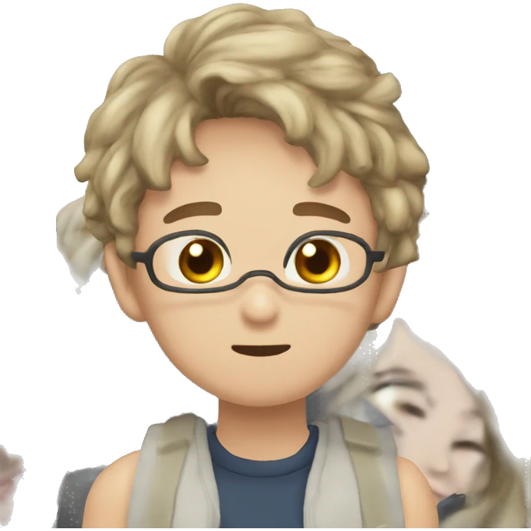 키티모자를 쓴 사람 emoji