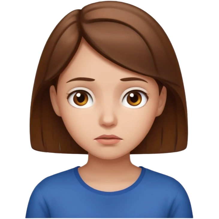 Girl, Questioning face, thinking emoji