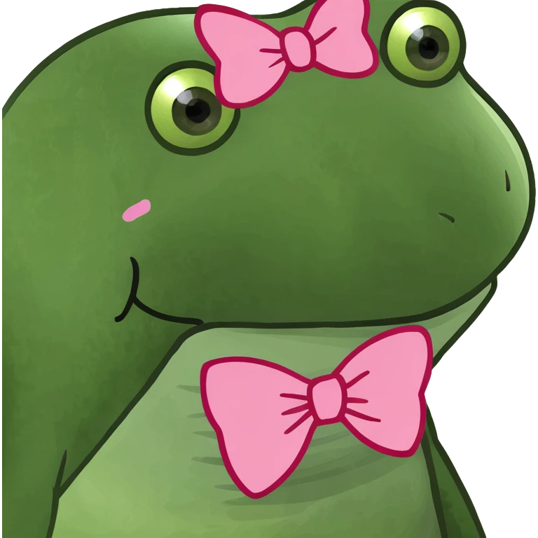 pink bow emoji