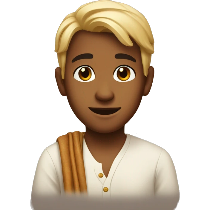 a brahmin boy  emoji