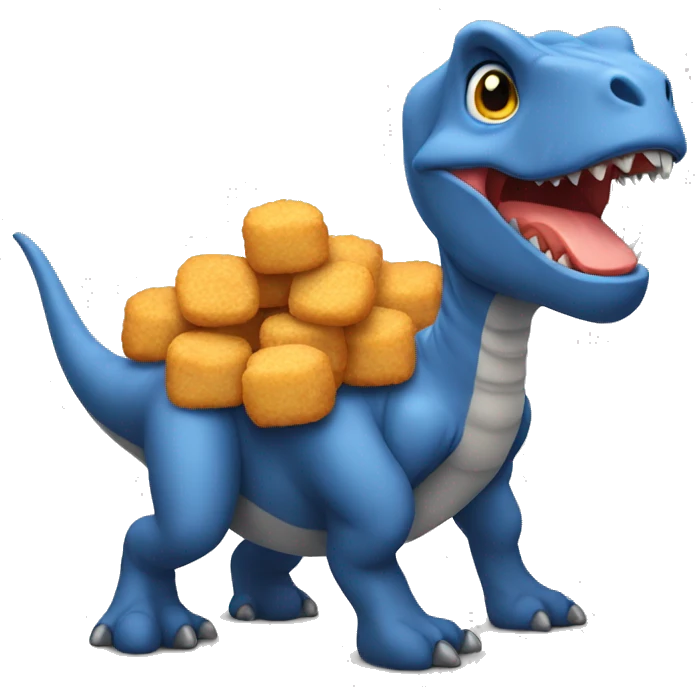 Dino nuggets emoji