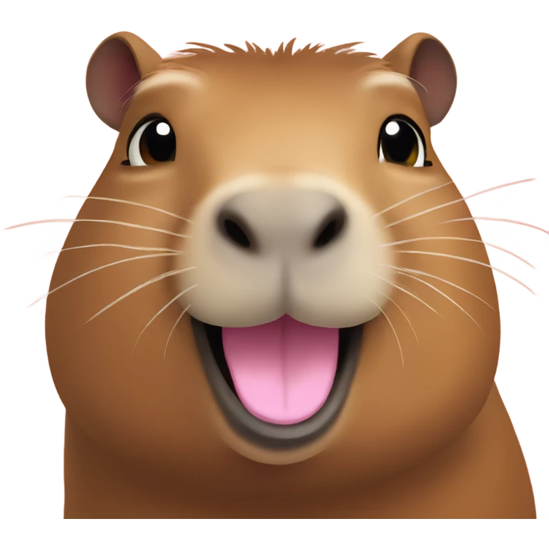 Happy capybara emoji