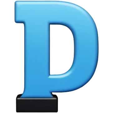 Bold Blue-Black Font Big Capital “I” Letter  emoji