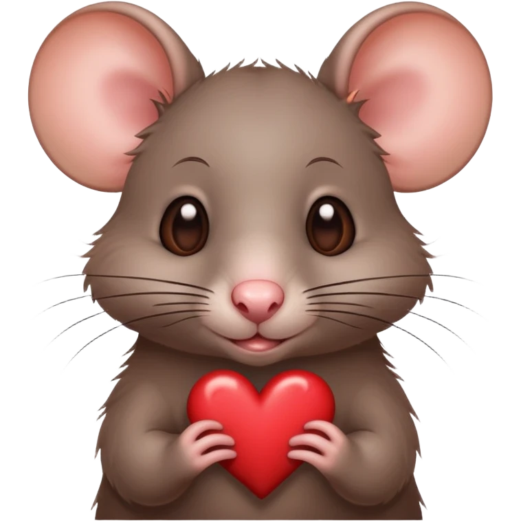 rat with heart eyes emoji