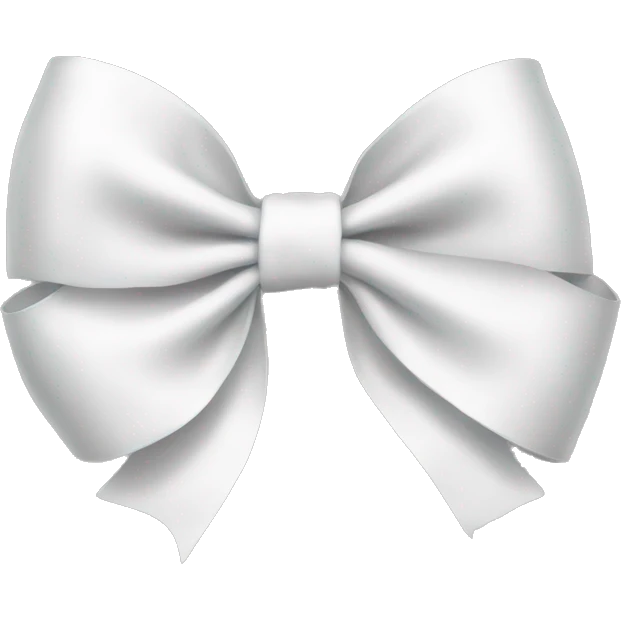 White Bow emoji