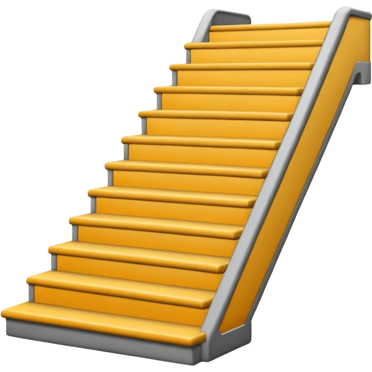 stairs emoji, simple, clear emoji