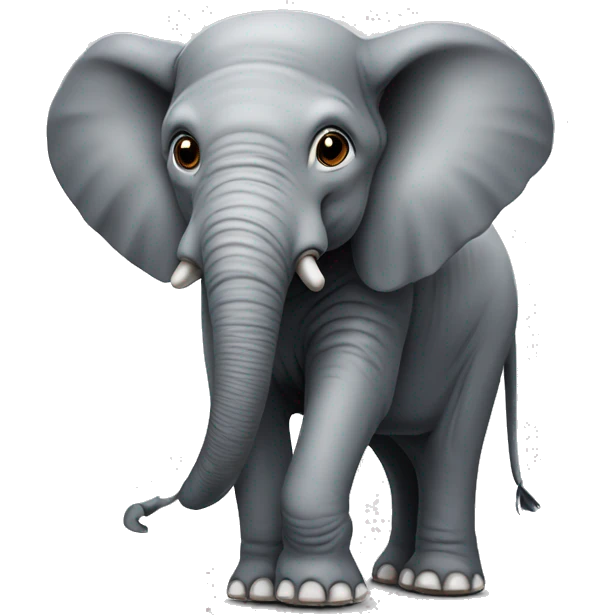 ELEPHANT WITH TOPHT emoji