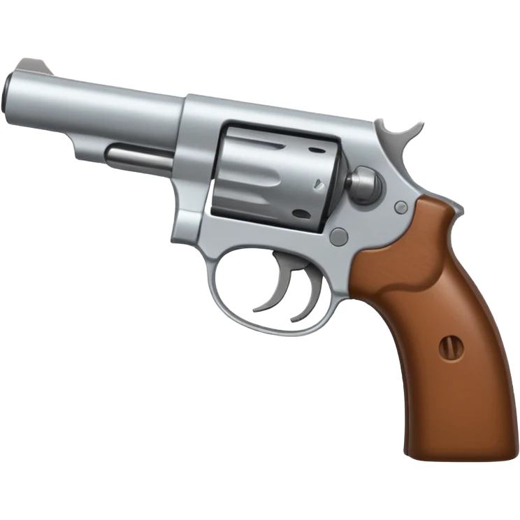 Un persona Blanco una gora de lado y una pistola emoji