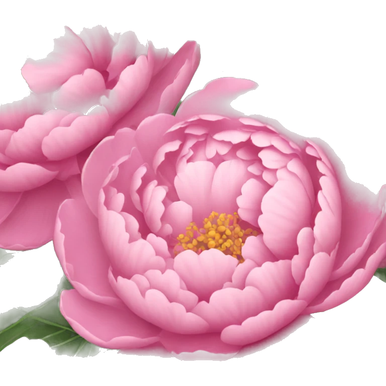 Pink peony bouquet  emoji