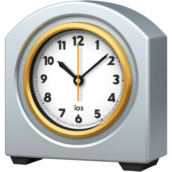 posmodern mantel clock emoji