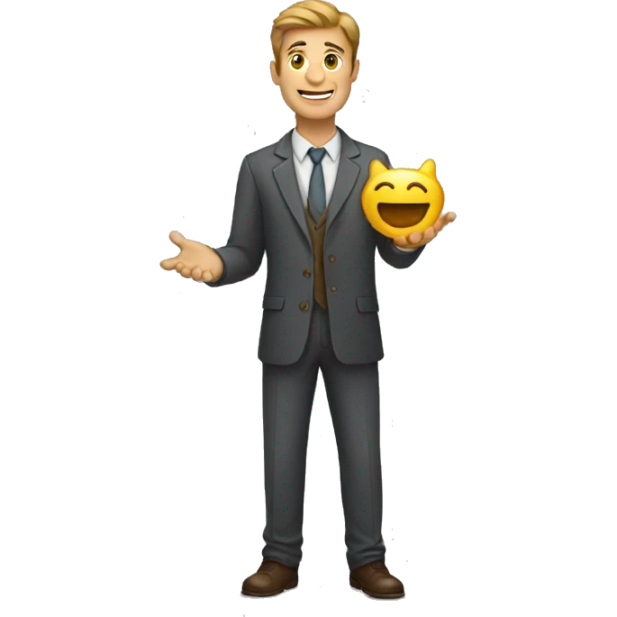 man giving value emoji