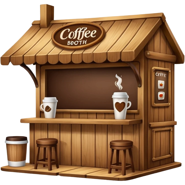 coffee booth emoji