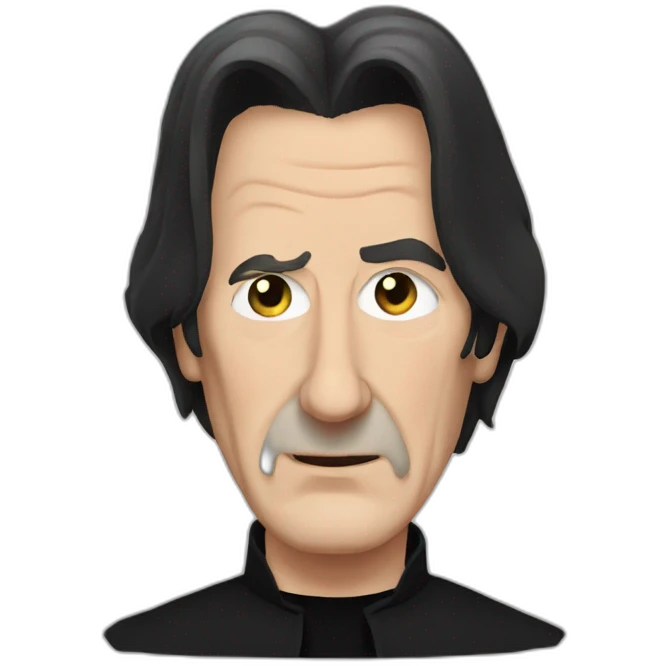 Alan rickman snape mad emoji