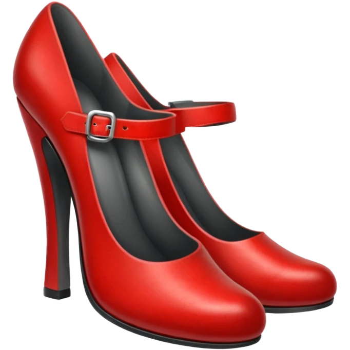 a pair of shoes: rojos emoji