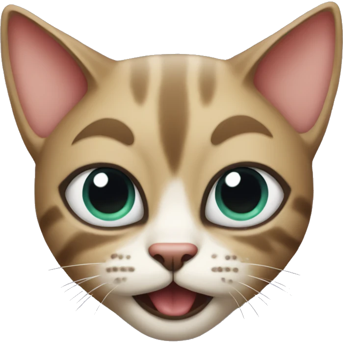 freaky cat emoji