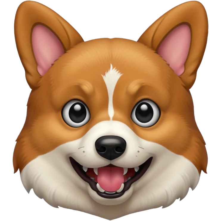 Evil corgi emoji