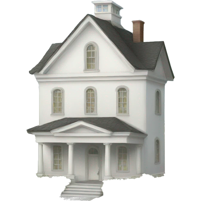 The white little villa  emoji