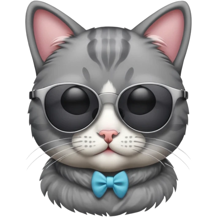 Cat wearing sunglasses emoji