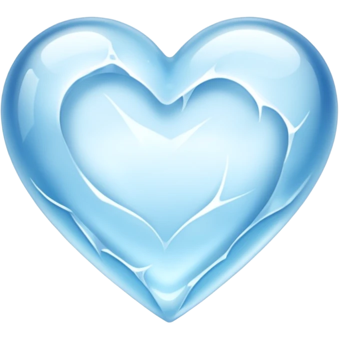 Corazón d hielo emoji