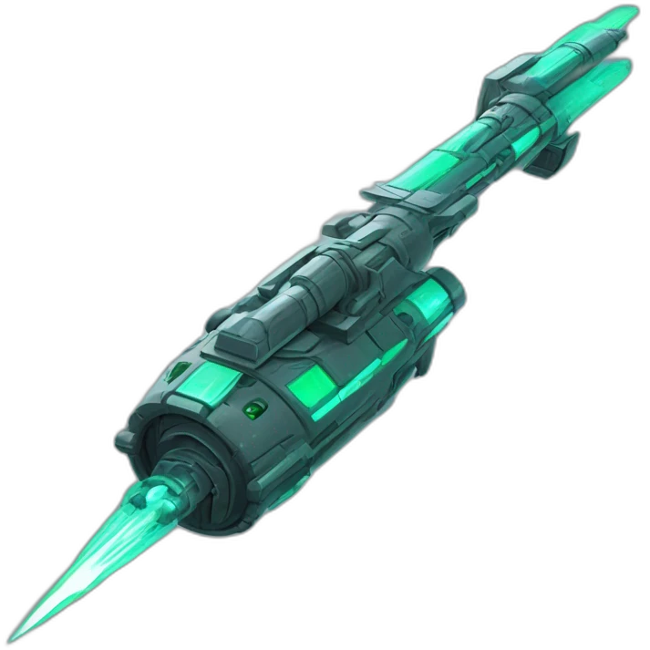 futuristic Gamma Ray cannon destroyer emoji