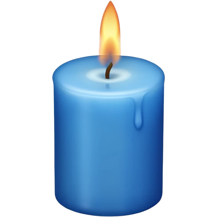 Blue candle emoji  emoji