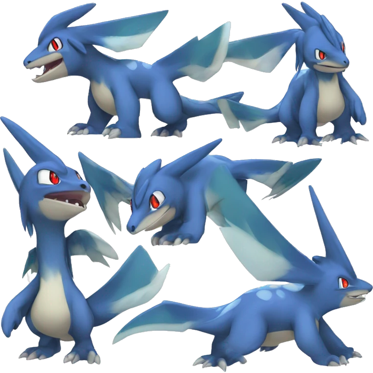  Nargacuga-Latios-Aurorus-Fakemon Full Body emoji