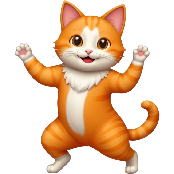 Dans eden kedi emoji