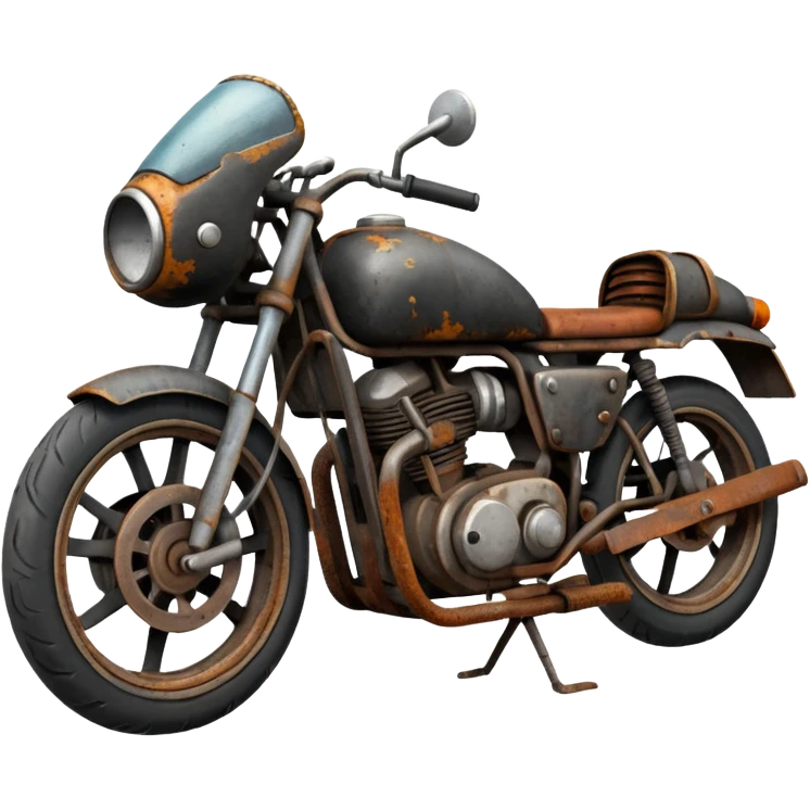 Damaged motorbike  emoji