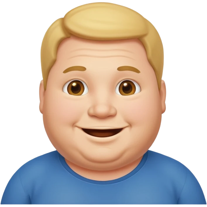 Chubby man emoji