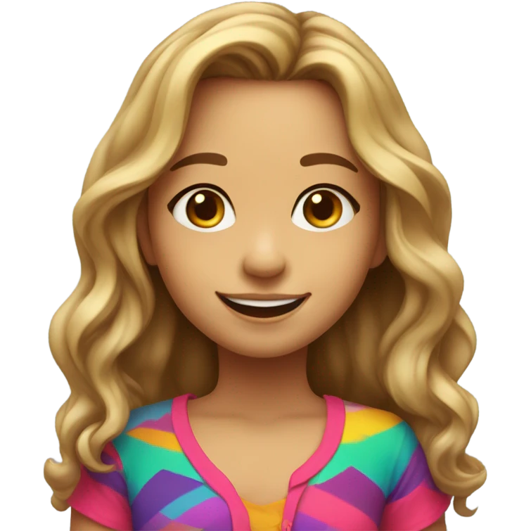 Cute girl emoji