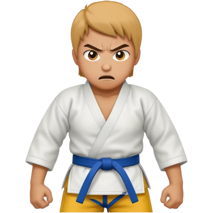 angry judo emoji