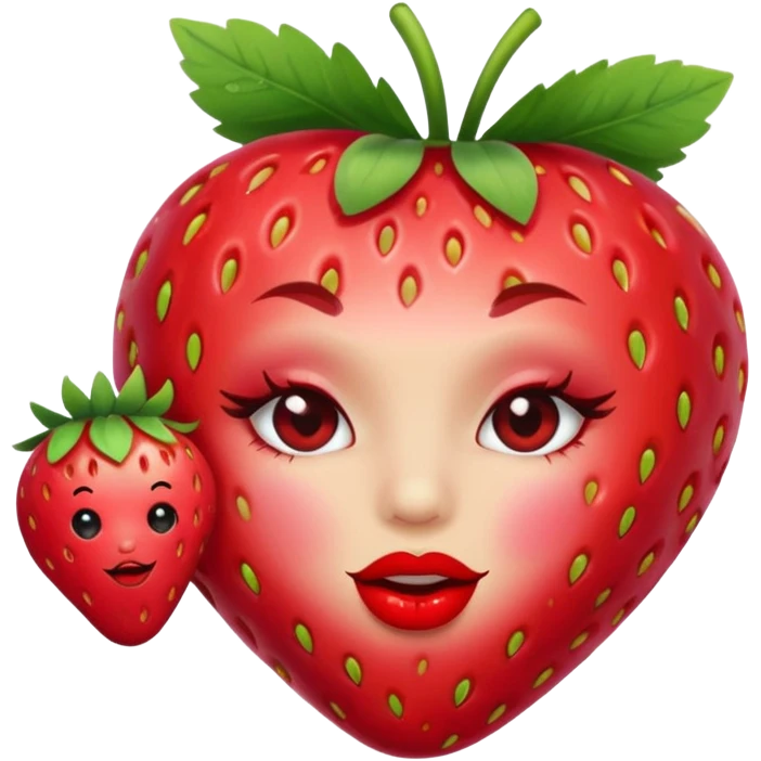 MORANGO MAQUIAGEM emoji