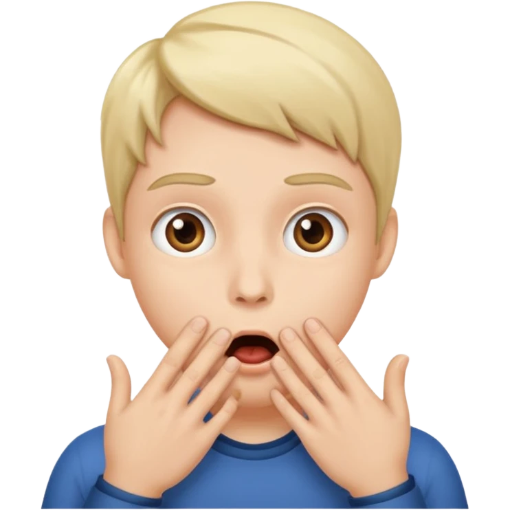 şaşırma eli ağzına götürme emoji