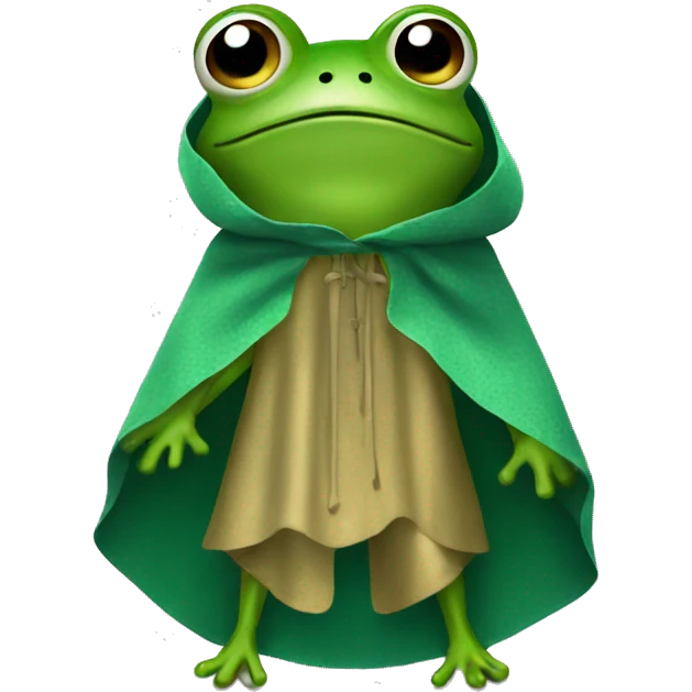 frog with poncho emoji