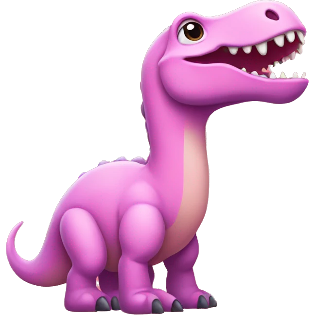 Pink dinosaur  emoji