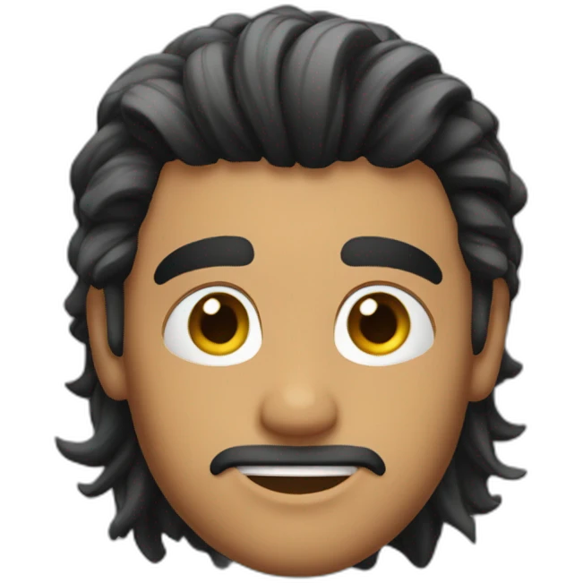 Zack Nani avec des cheveux emoji