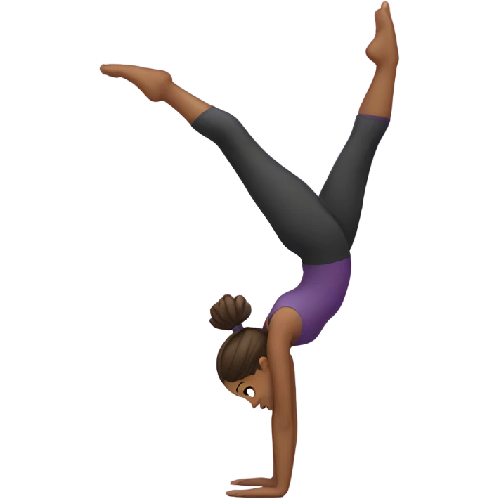 Girl doing the splits emoji