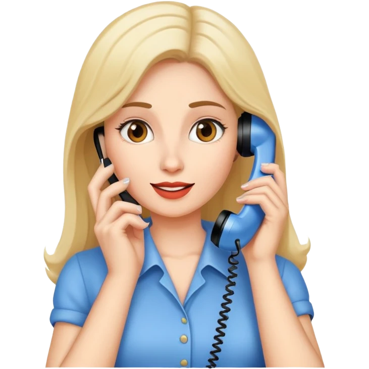 woman talking on the phone emoji