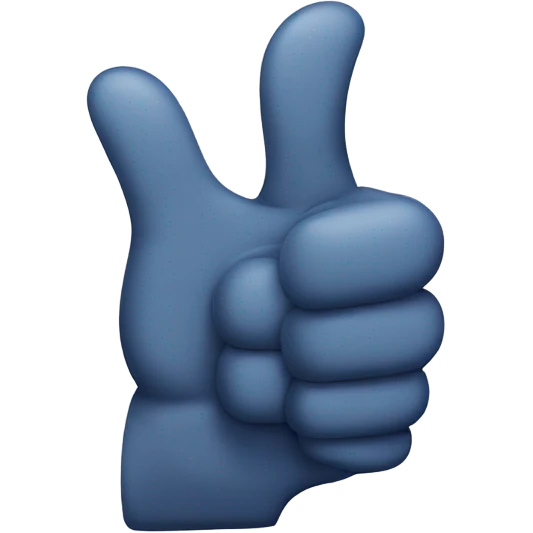 thumb up hand emoji