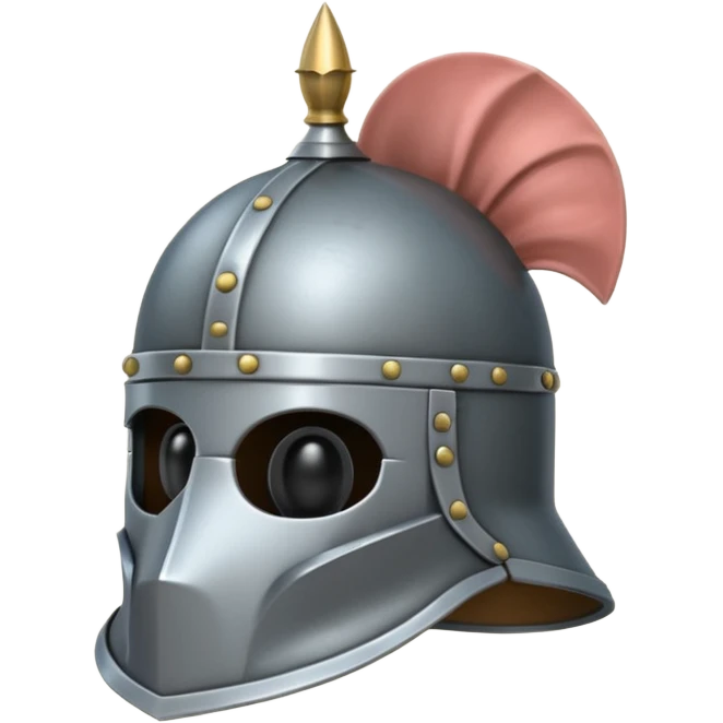 Medieval Helmets with mouse emoji