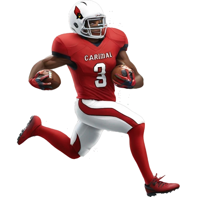 Cardinal scoring touchdown vs. wildcat emoji