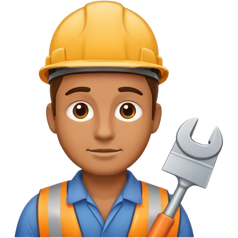 builder photorealistic  emoji