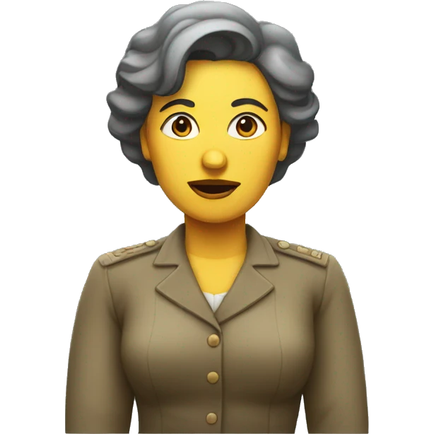 communist woman shrugging emoji