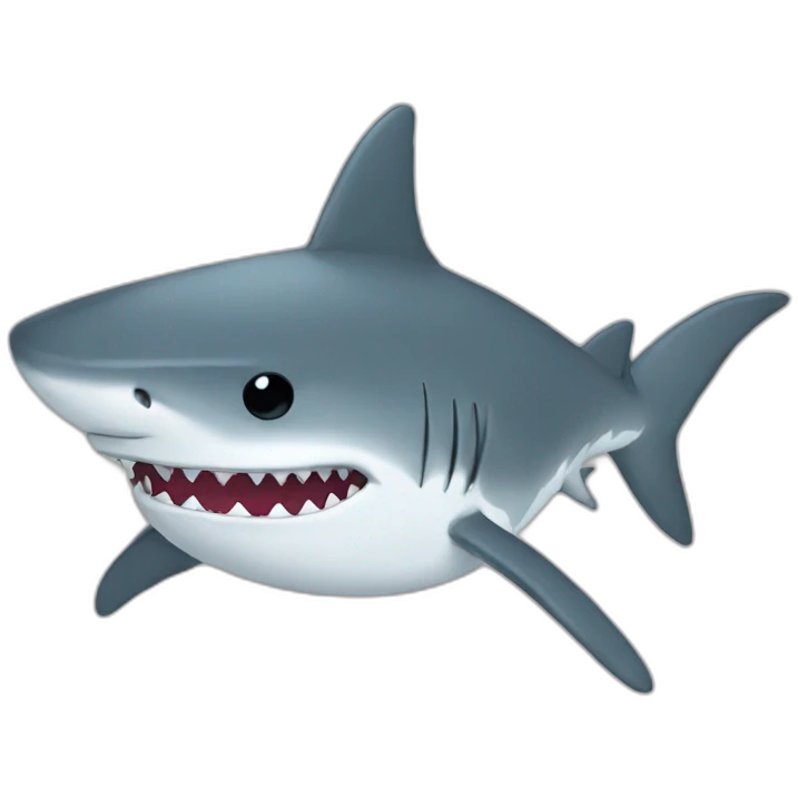 Emo shark emoji