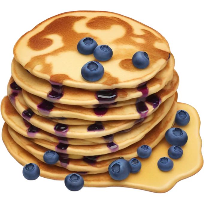 blueberry pancake emoji